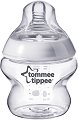 Бебешко шише за хранене - Closer to Nature: Easi Vent 150 ml - Комплект със силиконов биберон за новородени - 