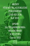 Archiv fur mittelalterliche Philosophie und Kultur - Heft XXX       -  XXX - 