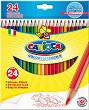 Цветни моливи - Комплект от 24 цвята - 