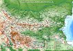 Природогеографска карта на България и света - М 1:1 700 000 / 1:168 000 000 - 