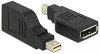  Mini DisplayPort male  DisplayPort female DeLock