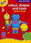 Galt: ,    -     Colour, shapes and sizes - sticker book - 