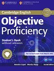 Objective - Proficiency (C2): Учебник с допълнителен софтуер от сайта на Кеймбридж Учебен курс по английски език - Second Edition - продукт