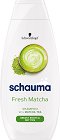 Schauma Fresh Matcha Shampoo - Шампоан за коса с мазни корени и сухи краища - 