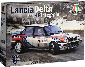 Състезателен автомобил - Lancia Delta HF Integrale - Сглобяем модел - макет