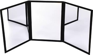 Логопедично сгъваемо огледало - 52.5 x 24 cm -