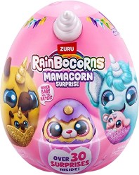 Плюшена играчка Мамакорн и бебе изненада - Zuru - От серията Rainbocorns - играчка