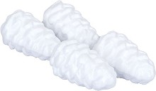 Шишарки от стиропор - 4 броя с височина 8 cm -