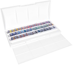 ��������� ��� Winsor & Newton Half Pan Studio Set - 40 ����� �� ������� Cotman - 