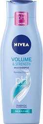 Nivea Volume & Strength Mild Shampoo - сенки