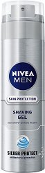 Nivea Men Silver Protect Shaving Gel - сапун