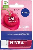Nivea Cherry Shine Lip Balm - червило