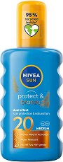 Nivea Sun Protect & Bronze Spray - продукт
