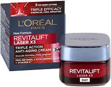 L'Oreal Revitalift Laser X3 Anti-Ageing Day Cream - гел
