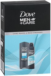 Подаръчен комплект за мъже Dove Clean Comfort - крем