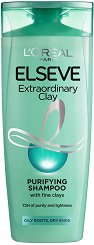 Elseve Extraordinary Clay Purifying Shampoo - крем