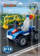 Детски мини конструктор BanBao - Полицейско бъги - играчка