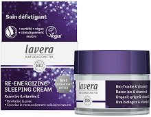 Lavera Re-Energizing Sleeping Cream 5 in 1 Over-Night Effect - олио