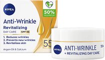Nivea Anti-Wrinkle + Revitalizing Day Care 55+ - балсам
