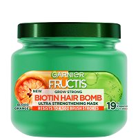 Garnier Fructis Grow Strong Biotin Hair Bomb Mask - продукт