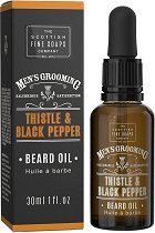 Scottish Fine Soaps Men's Grooming Thistle & Black Pepper Beard Oil - продукт