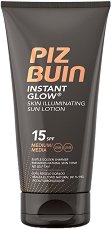 Piz Buin Instant Glow Skin Illuminating Sun Lotion - маска