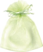 Торбичка за подарък от органза KPC - Светло зелена