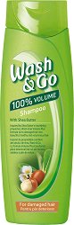 Wash & Go Shampoo With Shea Butter - пяна