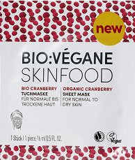 Bio:Vegane Skinfood Organic Cranberry Sheet Mask - крем