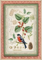 Декупажна хартия Stamperia - Птица на клонче