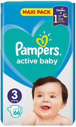 Пелени Pampers Active Baby 3 - 