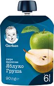 Пюре с ябълка и круша Nestle Gerber - пюре