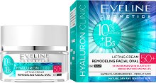 Eveline Hyaluron Clinic B5 Lifting Cream Day Night 50+ - 