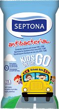 Антибактериални детски мокри кърпички Septona - балсам