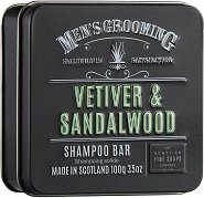 Scottish Fine Soaps Men's Grooming Vetiver & Sandalwood Shampoo Bar - душ гел