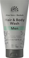 Urtekram Men Aloe Vera Baobab Hair & Body Wash - 