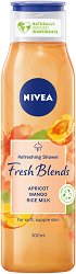 Nivea Fresh Blends Apricot Shower Gel - маска