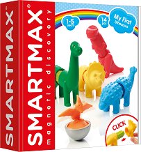 Детски магнитен конструктор SmartMax - Моите първи динозаври - 