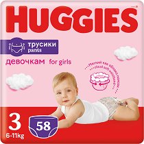Гащички Huggies Pants Girl 3 - продукт