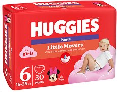  Huggies Little Movers Pants Girl 6 - 