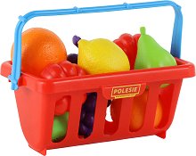 Детска кошница с плодове за игра - играчка