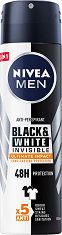 Nivea Men Black & White Ultimate Impact Anti-Perspirant - 