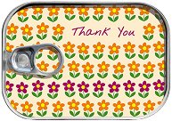 Картичка-консерва - Thank you Flowers - продукт