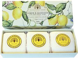 English Soap Company Lemon & Mandarin Gift Box - крем