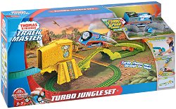 Влакчето Томас и приятели Fisher Price Turbo Jungle Set - играчка