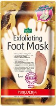 Purederm Exfoliating Foot Mask Papaya & Chamomile Extract -   