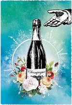 Поздравителна картичка - Champagne - продукт