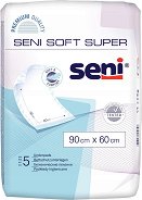 Еднократни абсорбиращи чаршафи Seni Soft Super - мокри кърпички