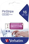 USB 2.0   16 GB Verbatim PinStripe