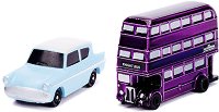 Метални колички Jada Toys 1959 Ford Anglia and The Knight Bus - играчка
